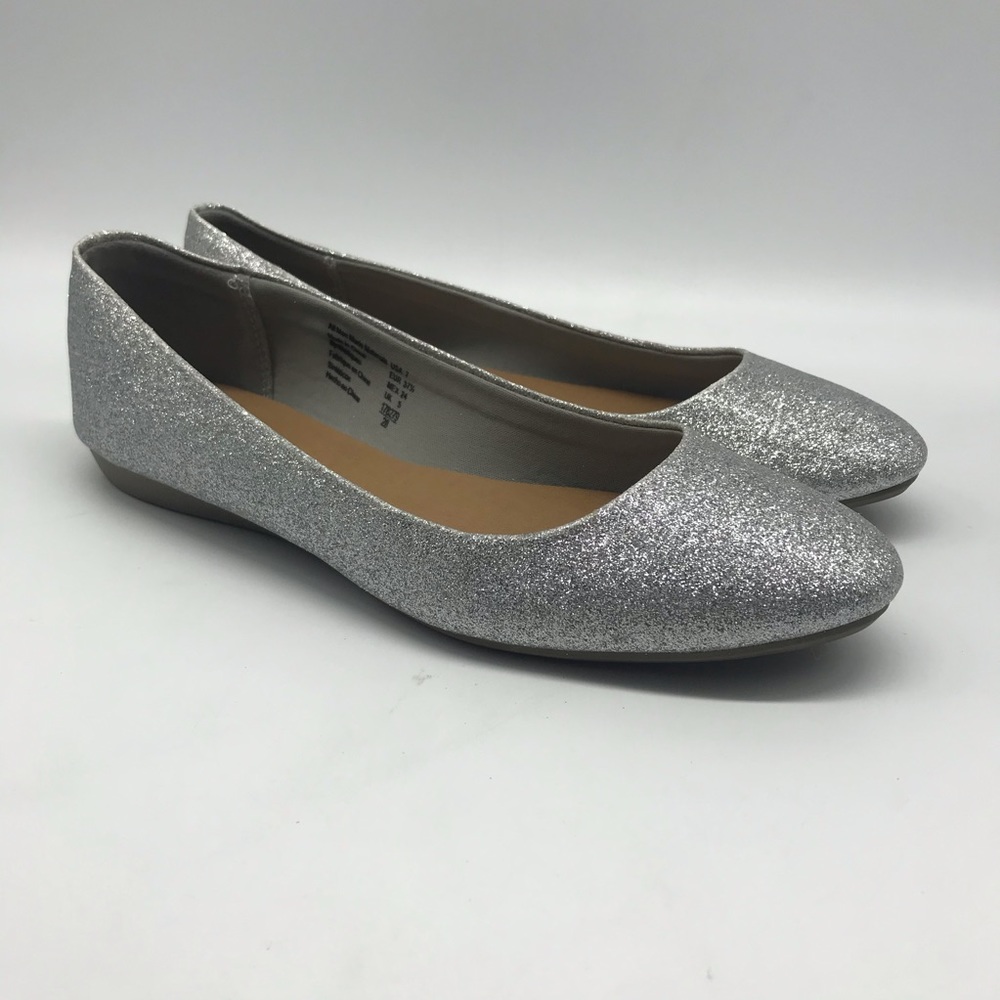 American Eagle Women's Clinton Glitter Ballet Flat
